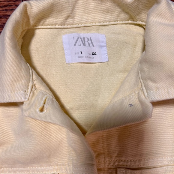 Zara yellow jean, 7y jacket - Picture 2 of 2